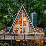 Aframe Dreams! Magazine-Featured Cozy Cabin, Stunning Interiors
