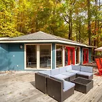 Birchwood Bliss Fireplace Grill Outdoor Lounge