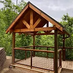 Out Of The Ashes Is A Brand New 3 Bedroom Cabin With High End Touches, Hot Tub, And A Mountain View!
