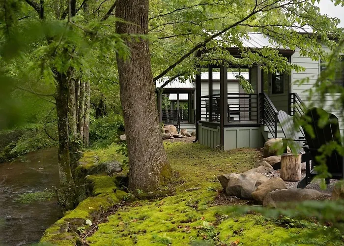 Water View Cabin - Fishing Lake - Groundhog Cabin