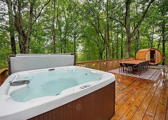 Smokies 6 Bedroom Cabin Sauna Hot Tub Movie Theatre