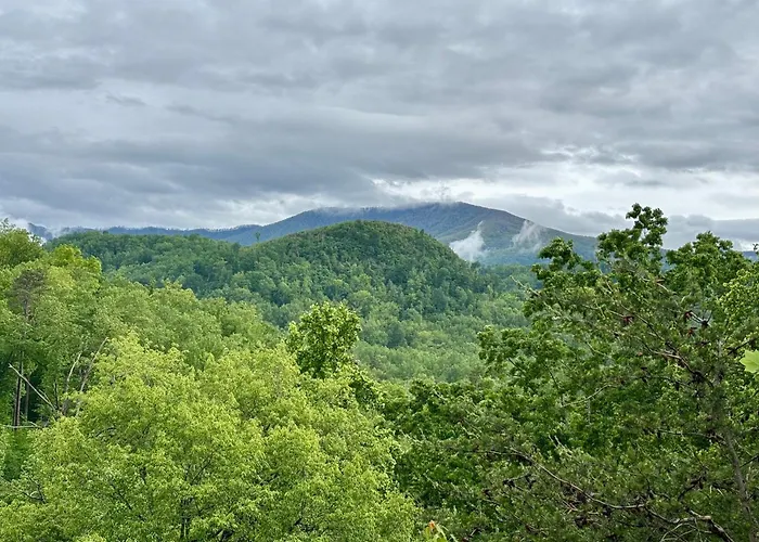 Out Of The Ashes Is A Brand New 3 Bedroom Cabin With High End Touches, Hot Tub, And A Mountain View!