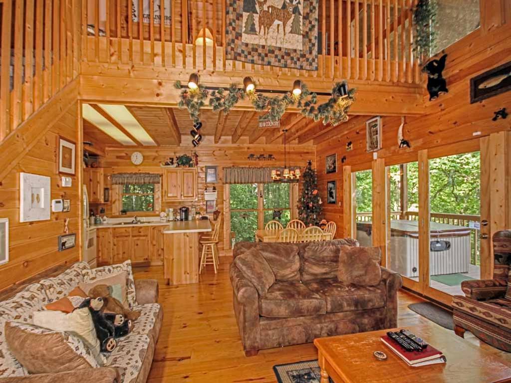 Bear Country Cabin, 2 Bedrooms, Sleeps 6, Private, Foosball, Hot Tub Gatlinburg