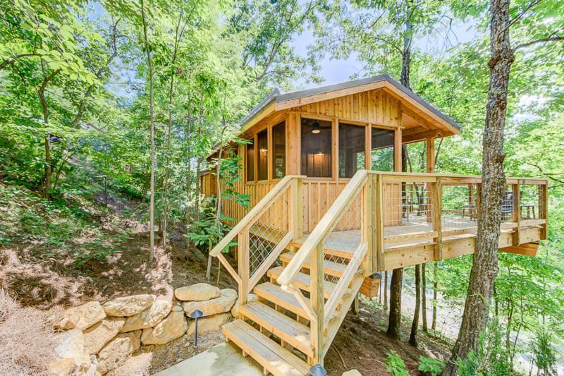 The Cherry In Treehouse Grove At Norton Creek Gatlinburg