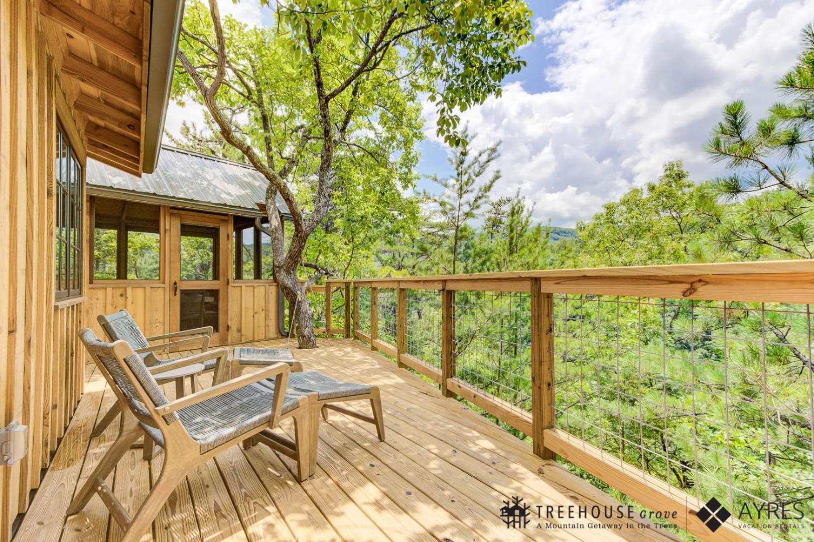 Holiday home The Moosewood In Treehouse Grove At Norton Creek *