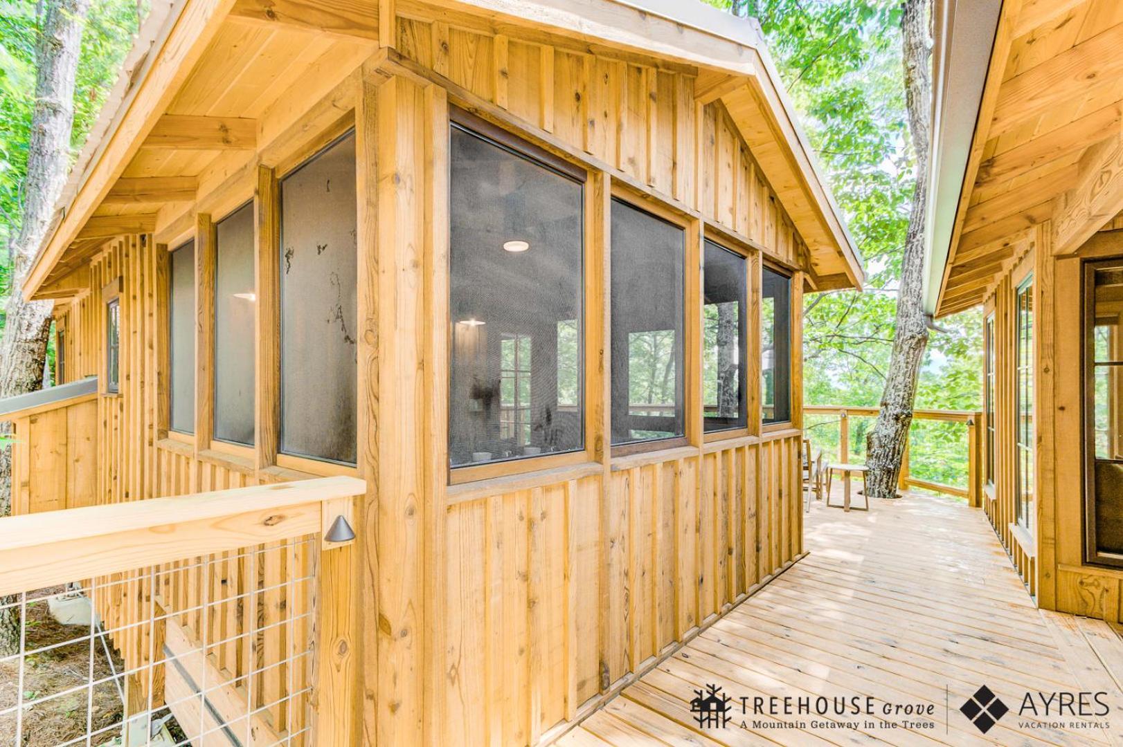 The Ash In Treehouse Grove At Norton Creek