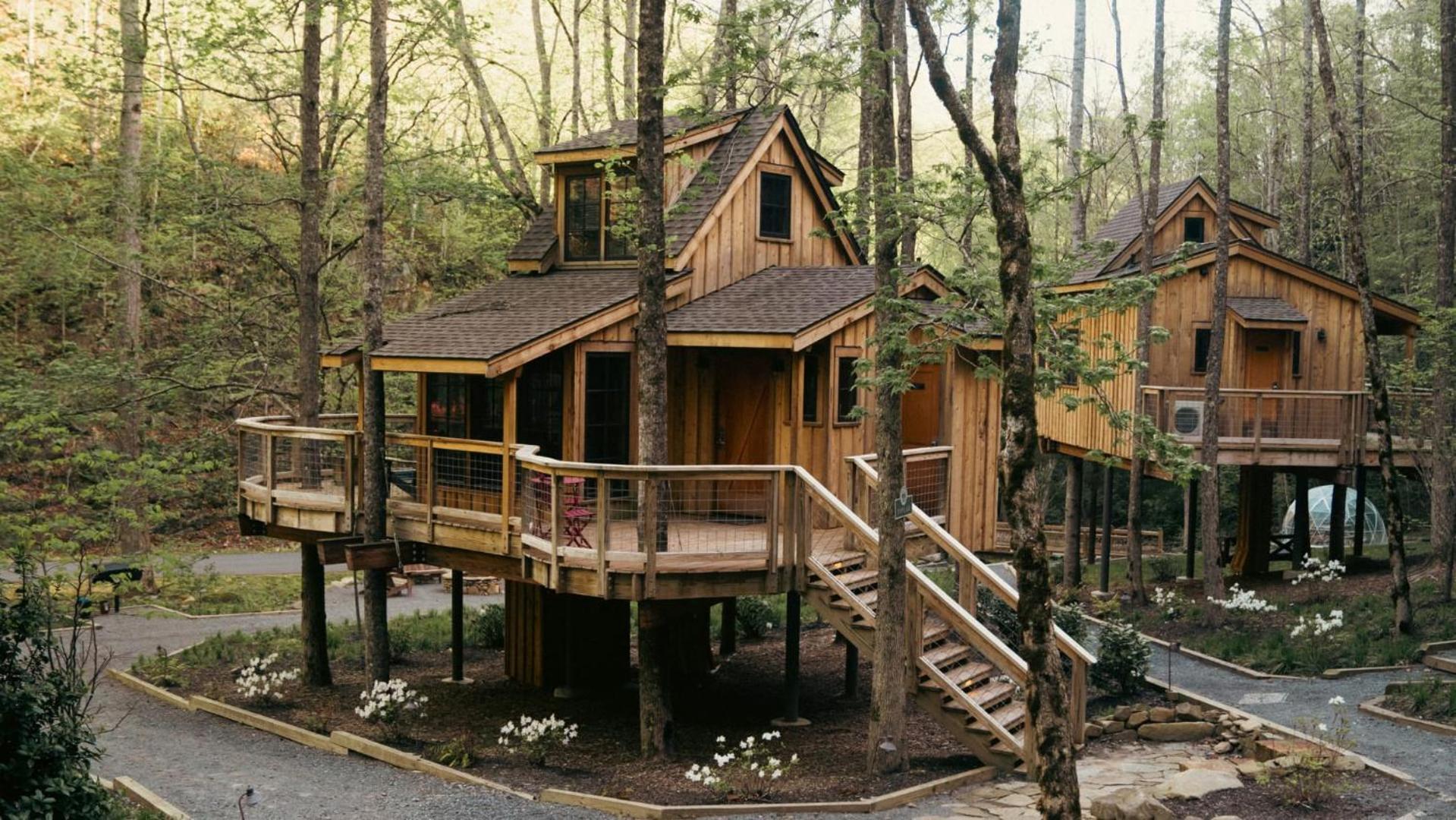 The Poplar In Treehouse Grove At Norton Creek Holiday home