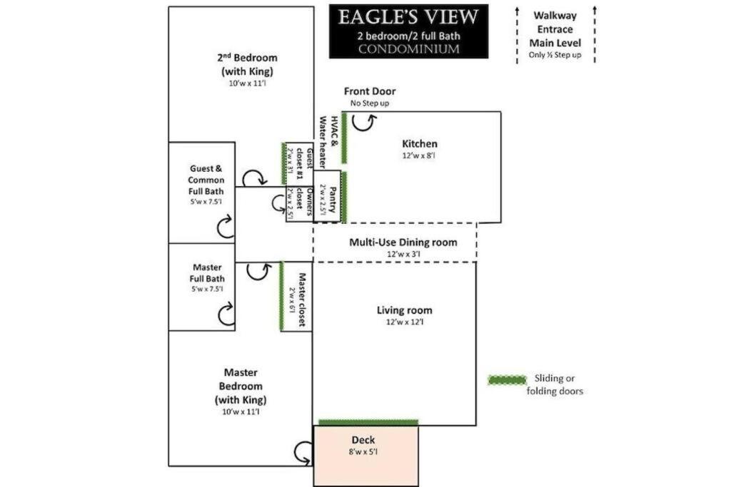 Apartment Eagles View, Luxury Living Amazing Mtn Views! Indoor Pool & Gatlinburg