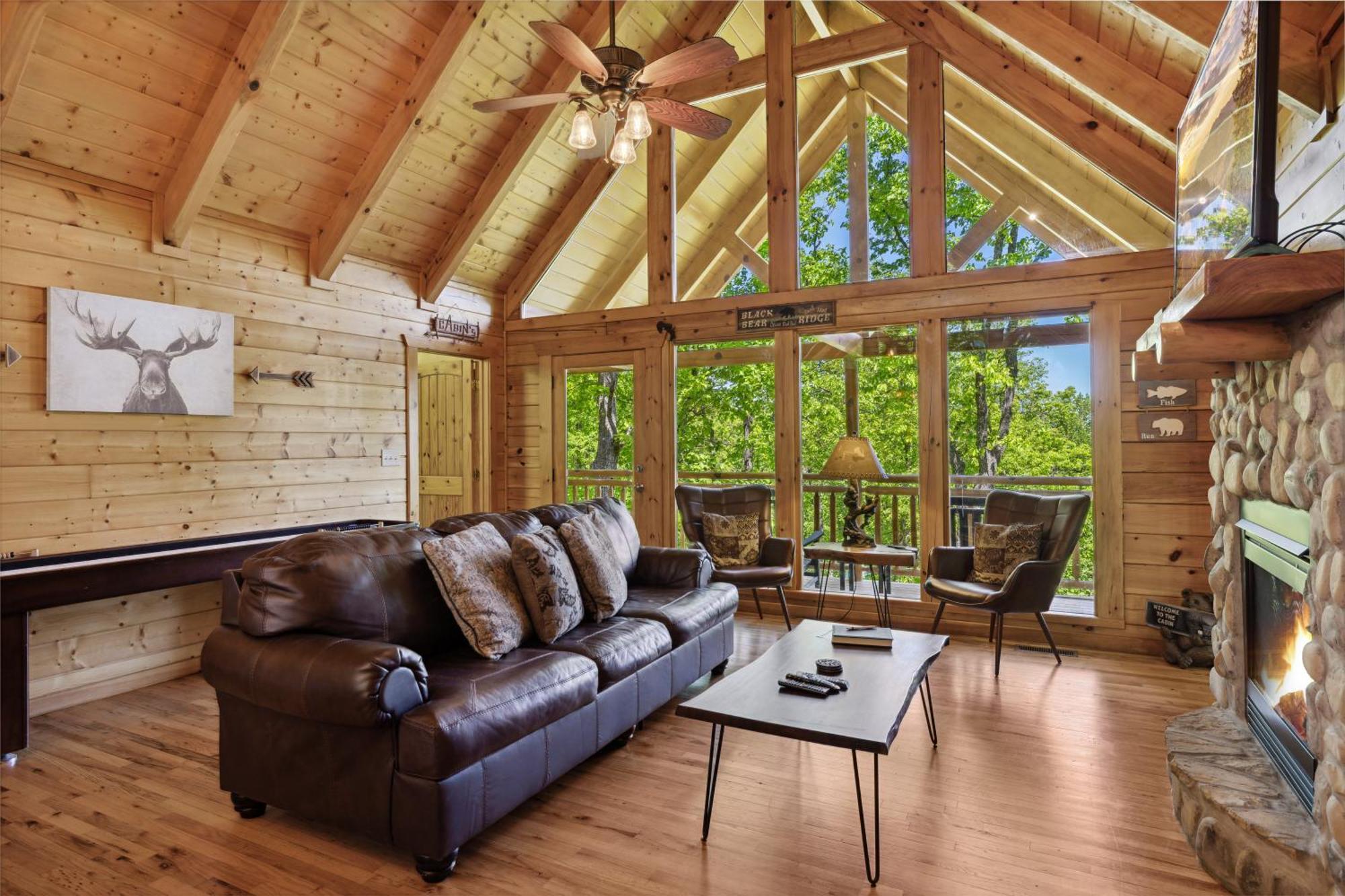 Moonlight Obsession A Dog Friendly 2 Bd 2 Bath Log Located 5 Miles From Downtown * Gatlinburg