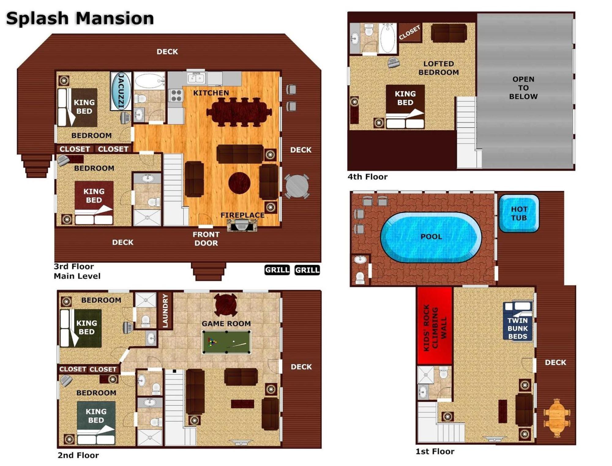 Holiday home Splash Mansion #500 Gatlinburg