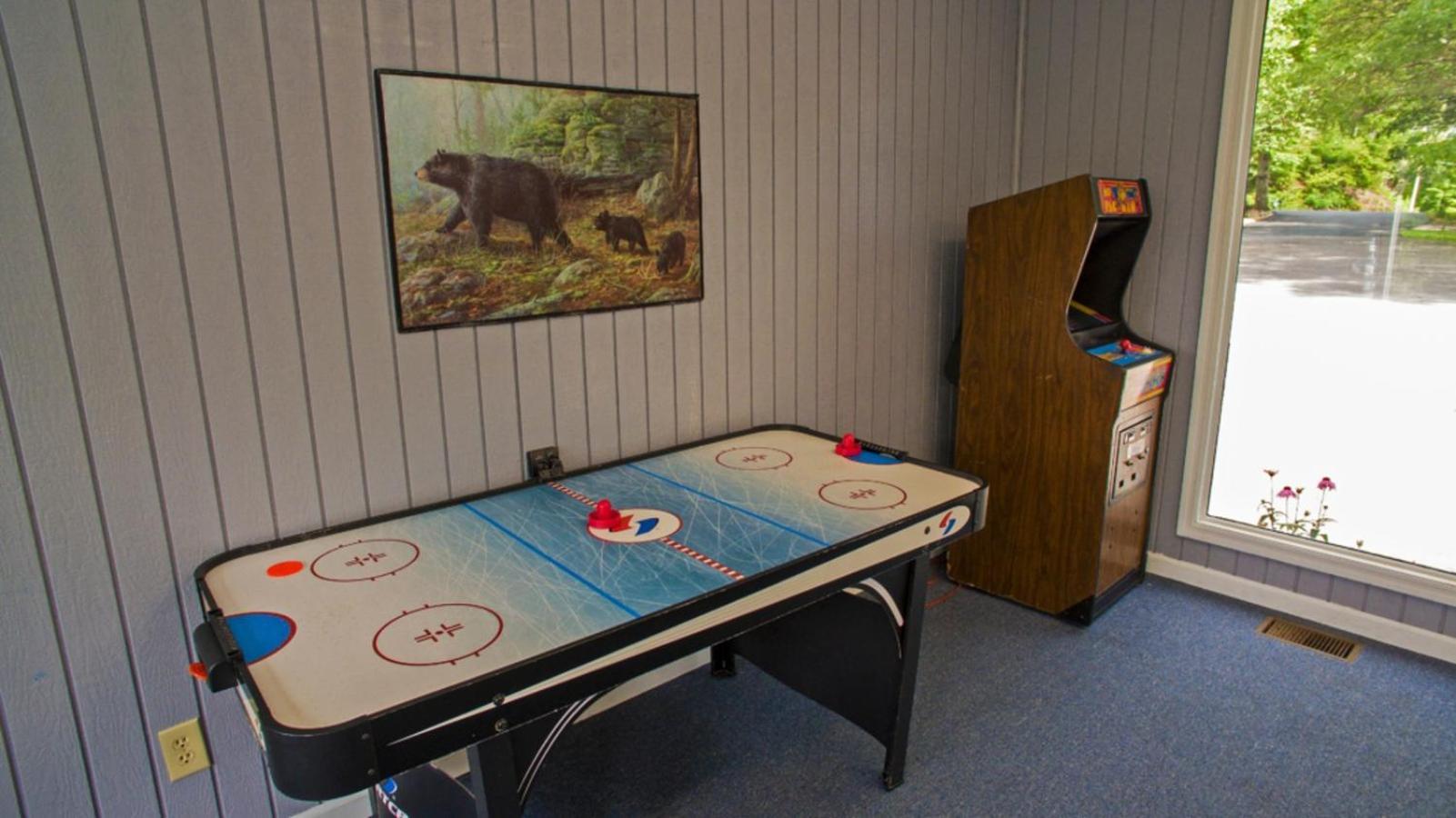 Large Modern-style W Pool, Gym, Game