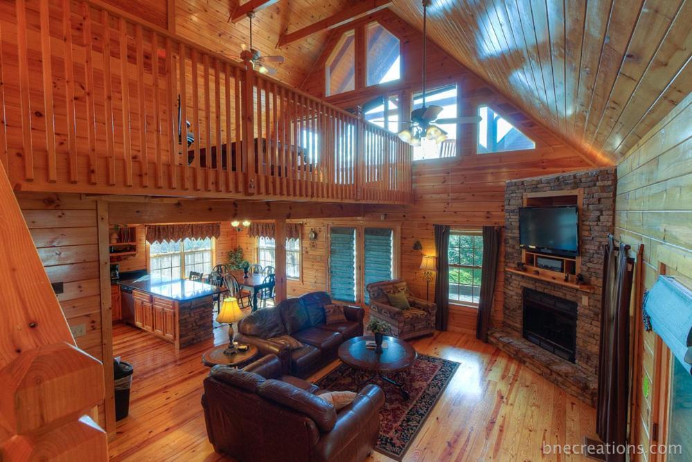 Holiday home Smoky Heights Overlook, Luxury Log Cabin, Mountain & Views Gatlinburg