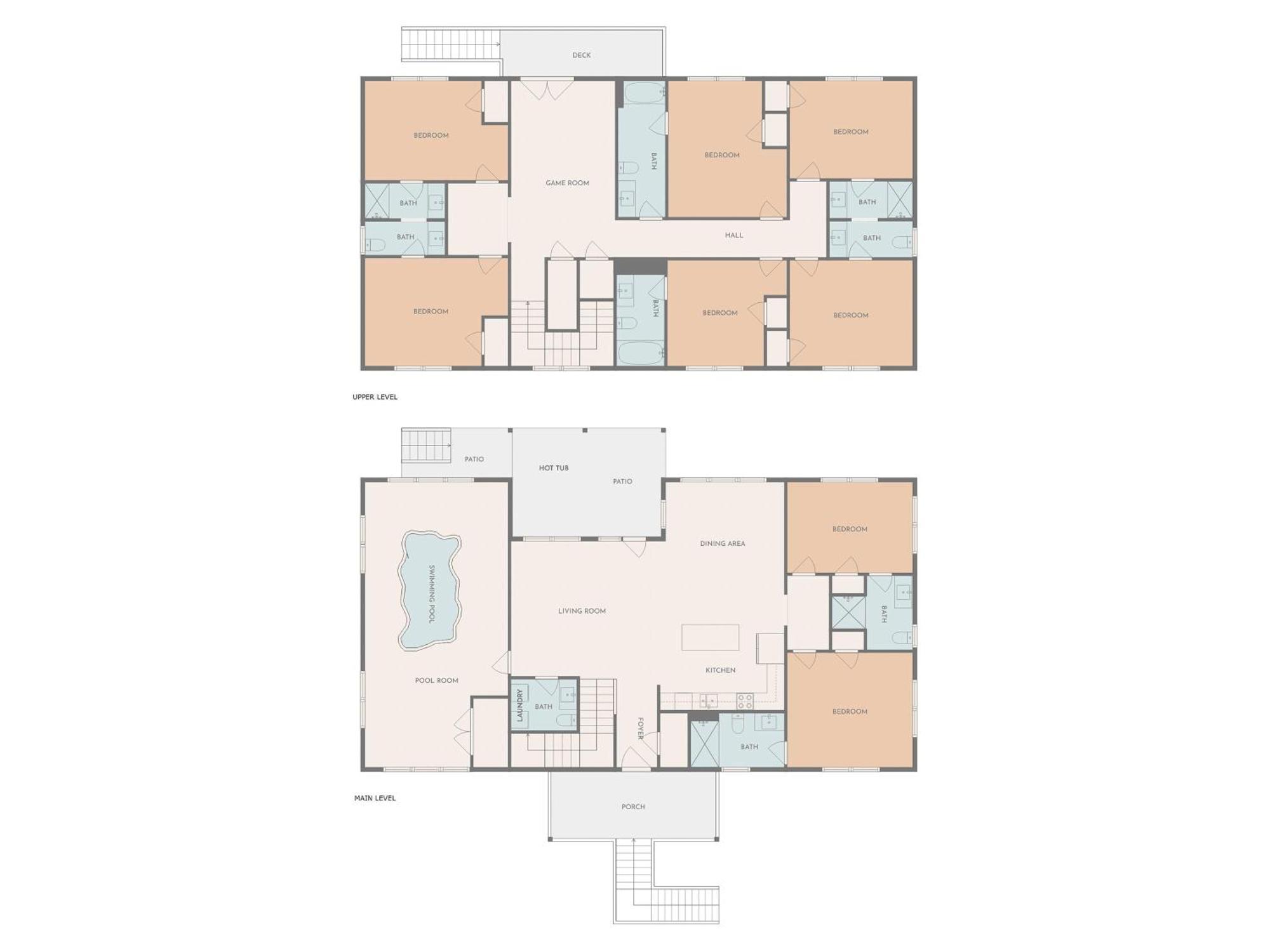 Holiday home New 8br Pool W Hot Tub & Arcade Hl