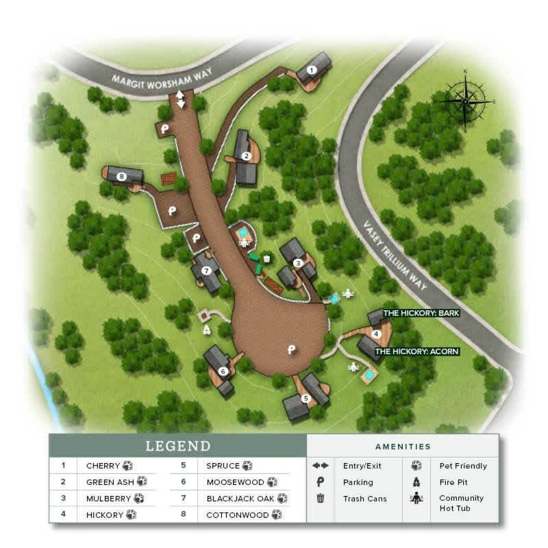 The Cherry In Treehouse Grove At Norton Creek Holiday home
