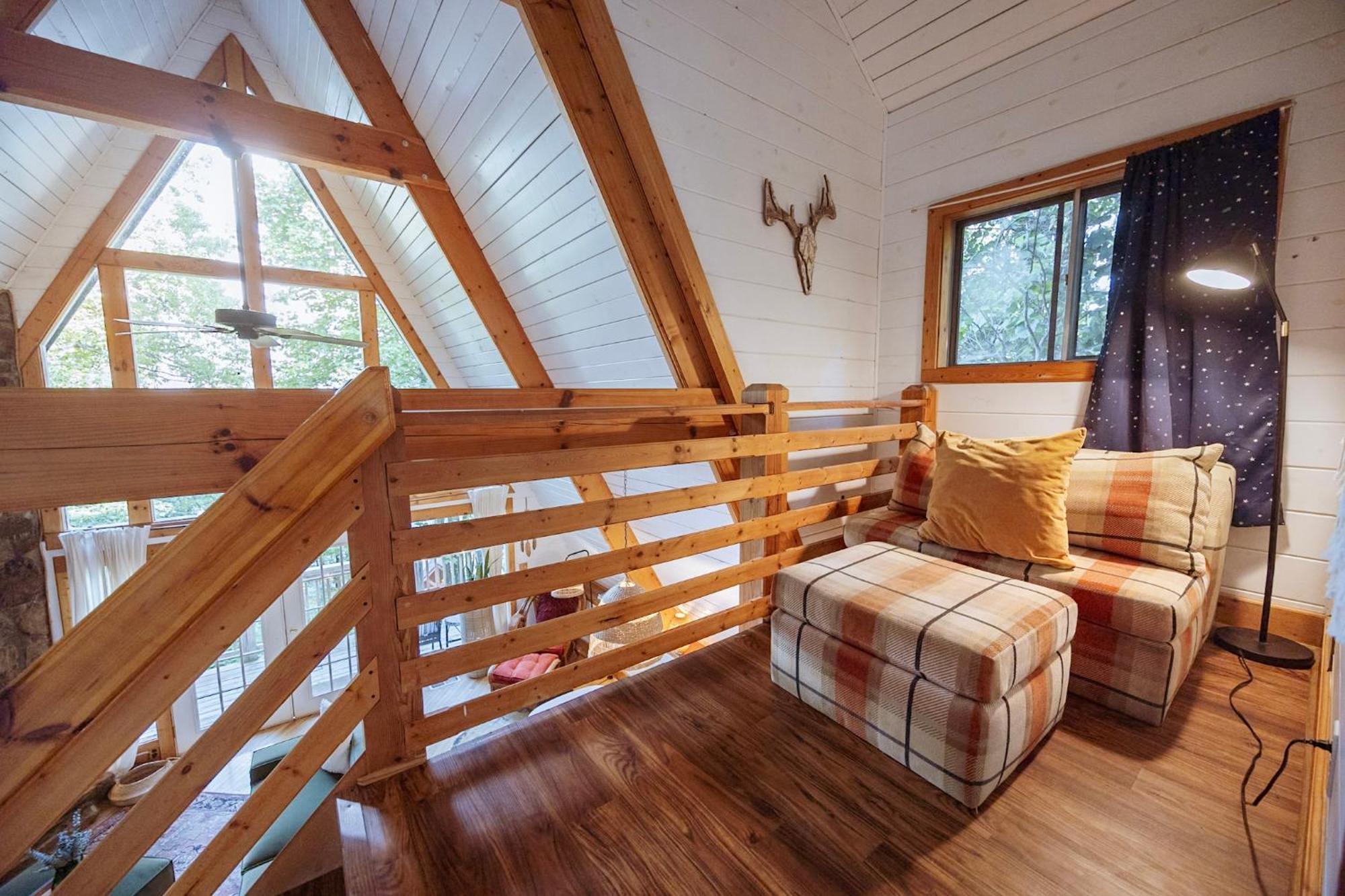 Aframe Dreams! Magazine-featured Cozy Cabin, Stunning Interiors