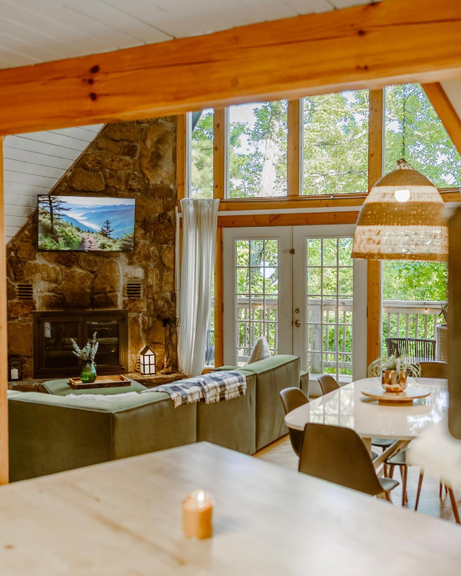Holiday home Aframe Dreams! Magazine-featured Cozy Cabin, Stunning Interiors
