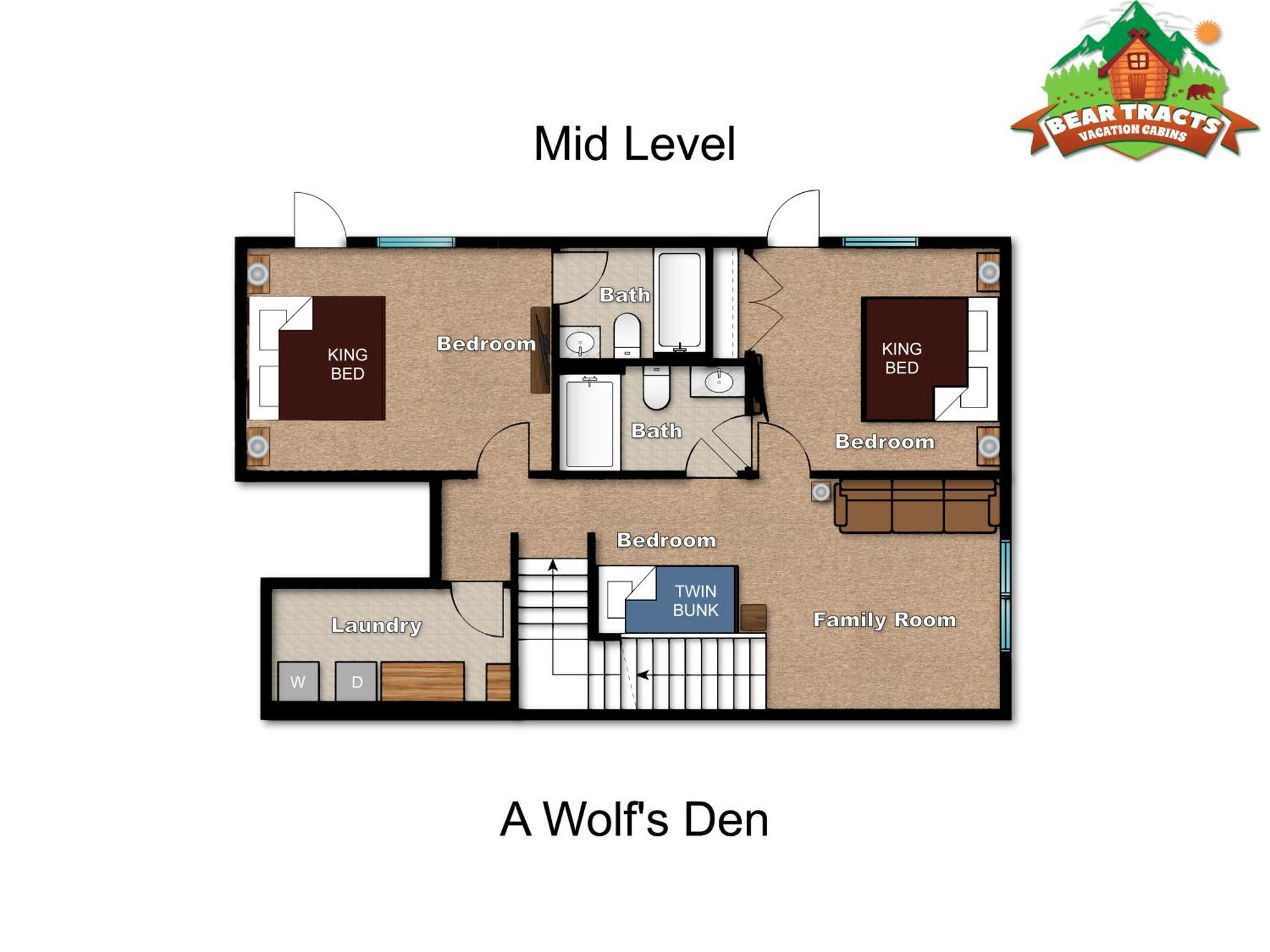 A Wolf's Den Holiday home Gatlinburg