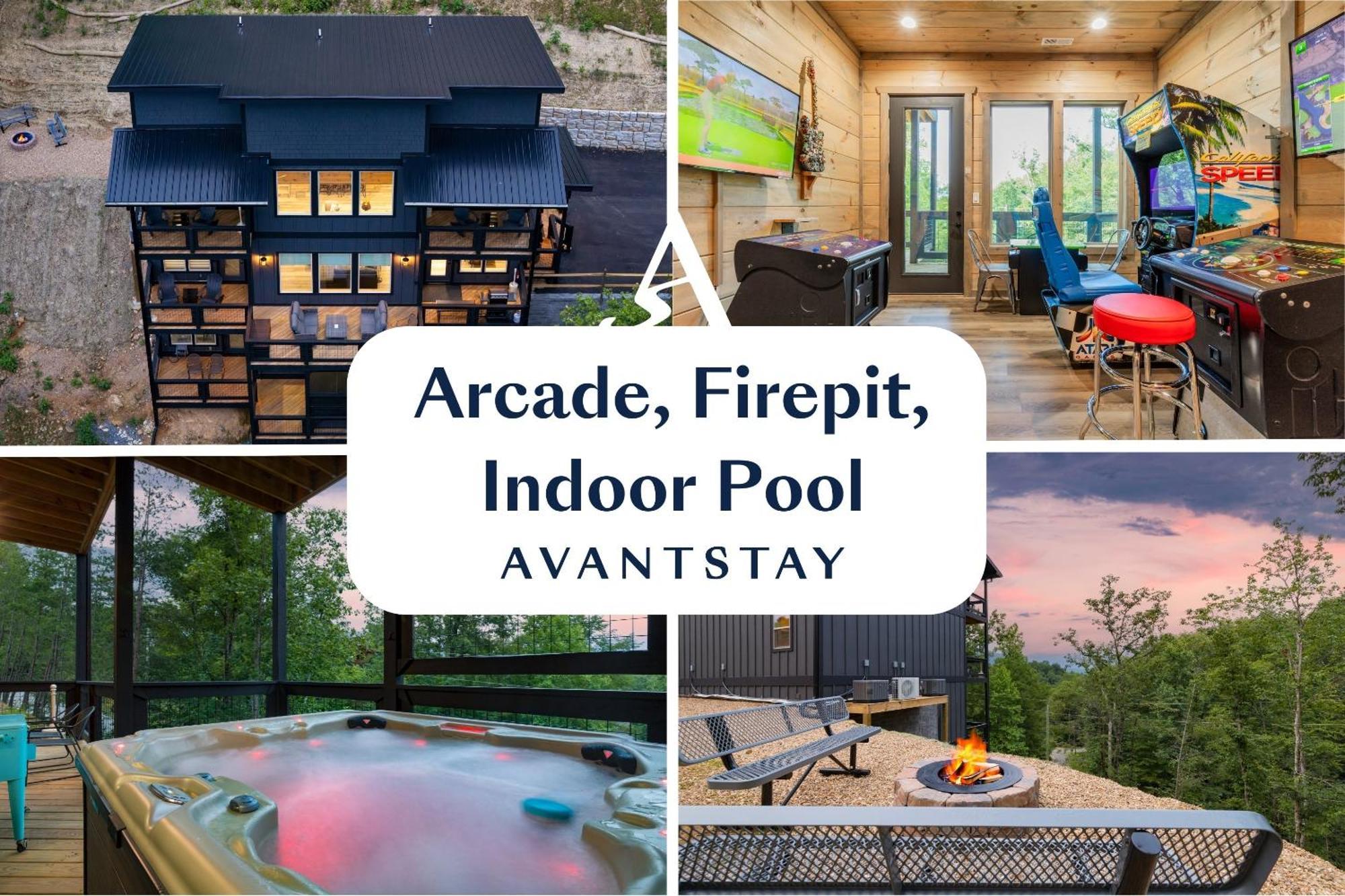 Rambling Ridge Indoor Pool Hot Tub A Arcade Game Holiday home Gatlinburg