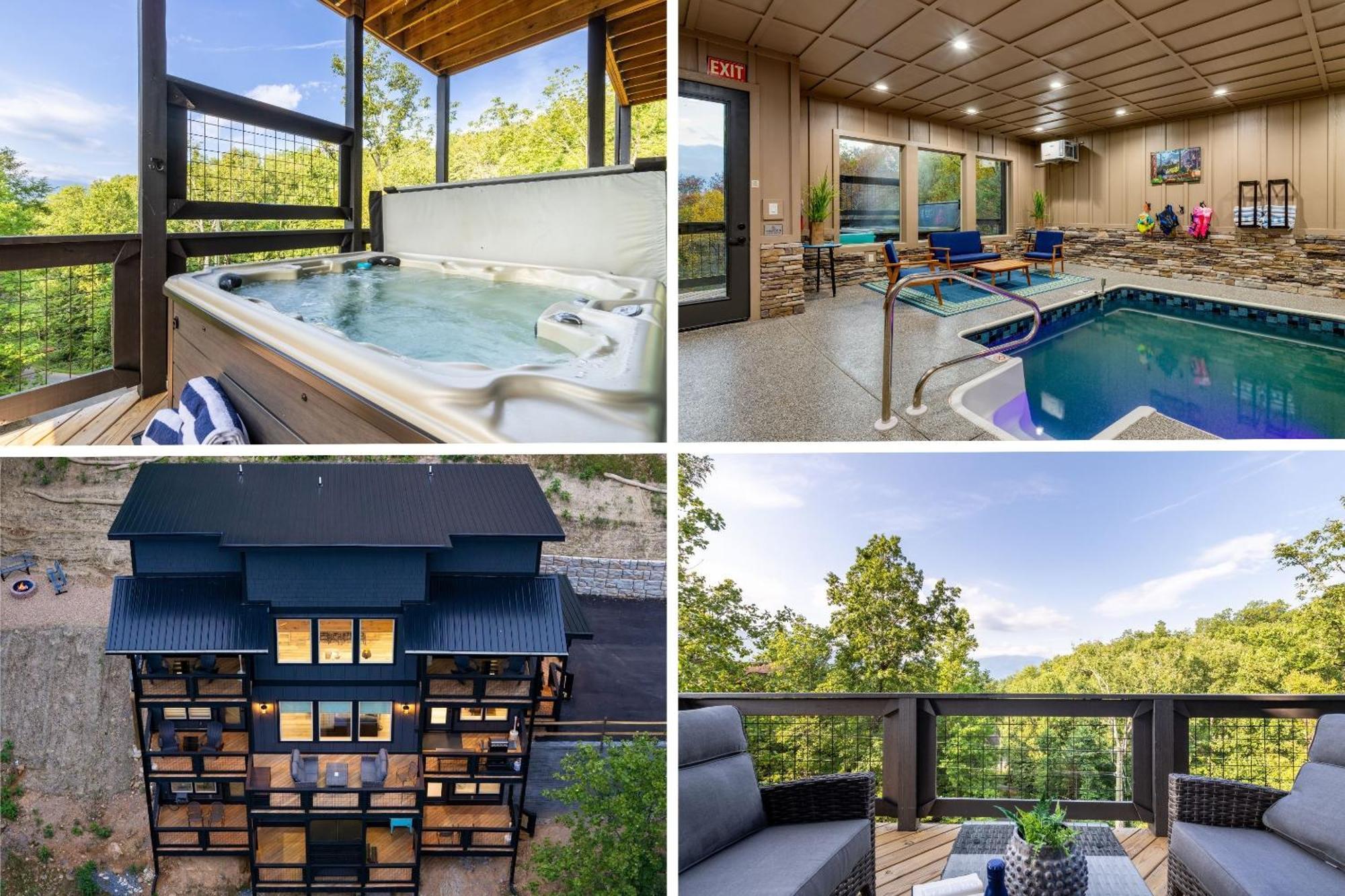 Holiday home Rambling Ridge Indoor Pool Hot Tub A Arcade Game *
