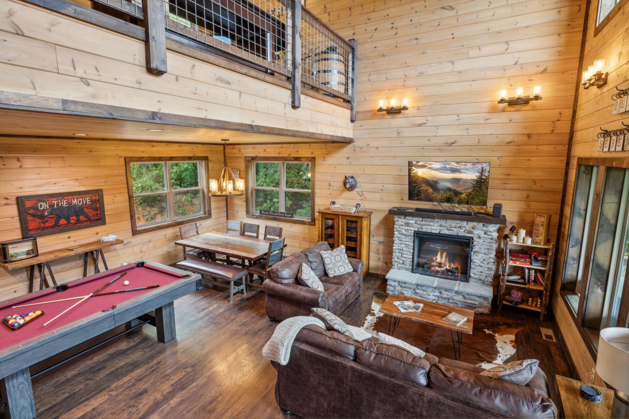 Serene 2br With Hot Tub, Games & Mountain Views In Cobbly Knob Family & Pet Friendly Gatlinburg