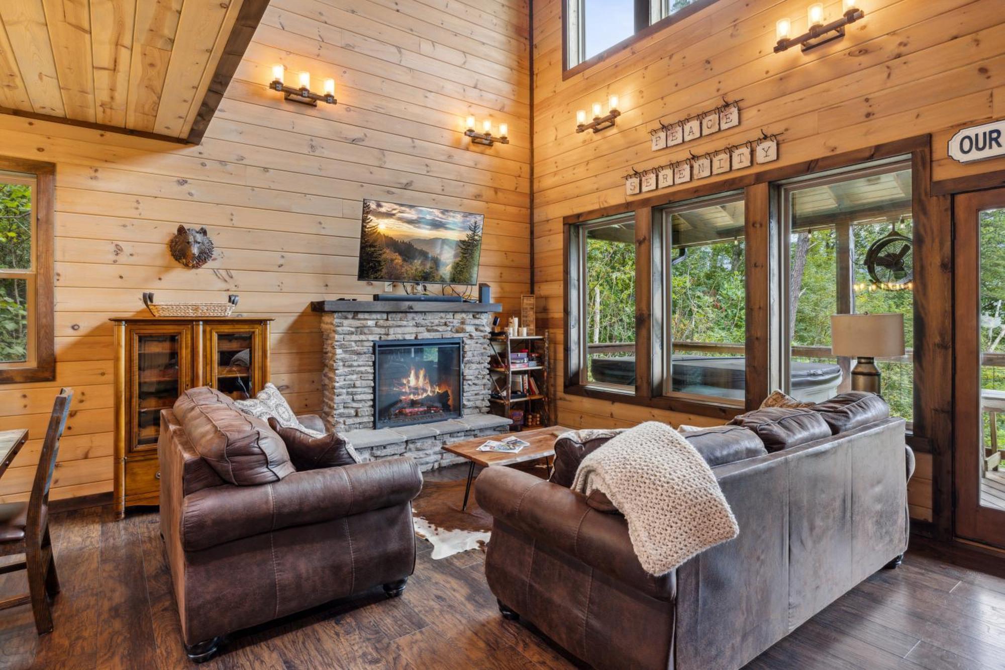 Serene 2br With Hot Tub, Games & Mountain Views In Cobbly Knob Family & Pet Friendly