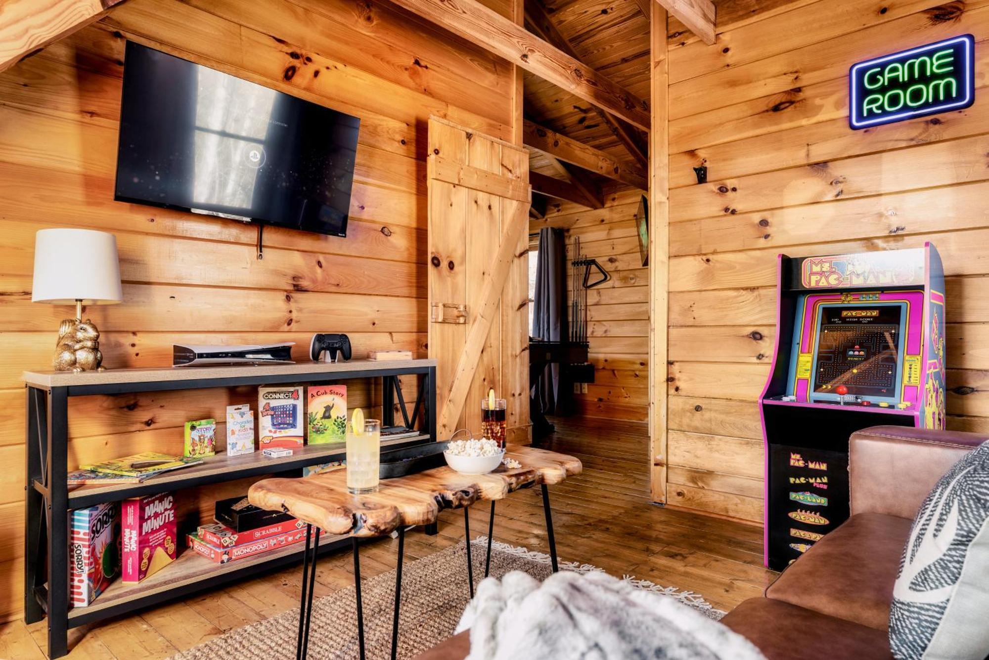 Holiday home The Lookout - Log - Fireplace - Firetable - Hot Tub - Ps5 - Bears