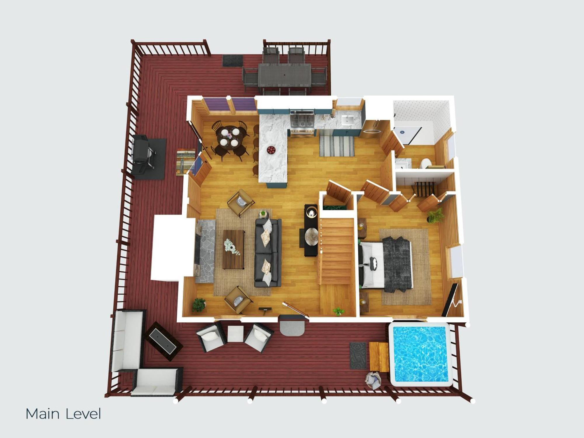 The Lookout - Log - Fireplace - Firetable - Hot Tub - Ps5 - Bears