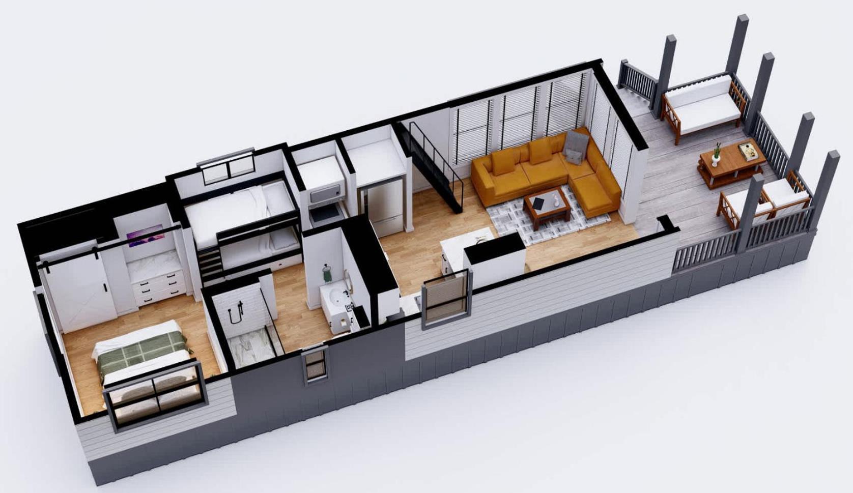 Holiday home Tiny With Fishing Pond - Oak