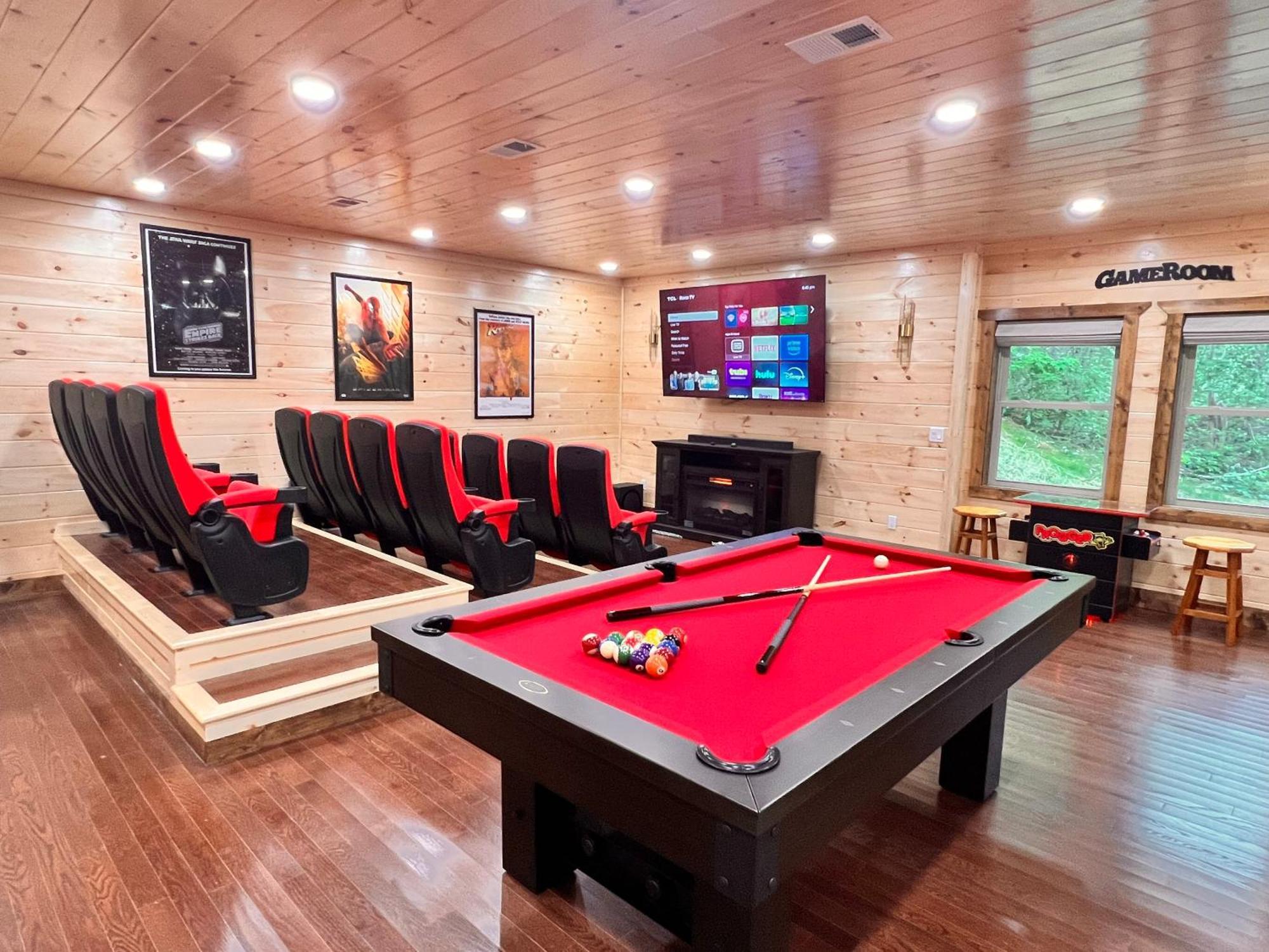 Holiday home New Smoky Mountain Luxury Cabin, Outdoor Fireplacet
