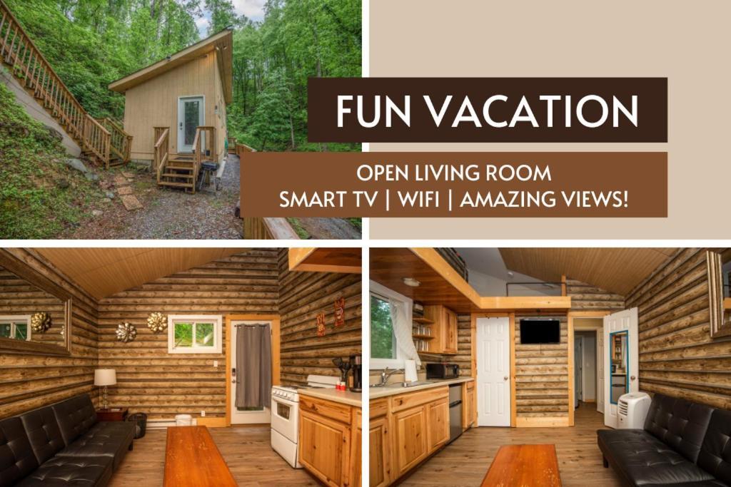 Secluded Nature Views, Hot Tub, Wifi, King Bed, Fireplace Gatlinburg