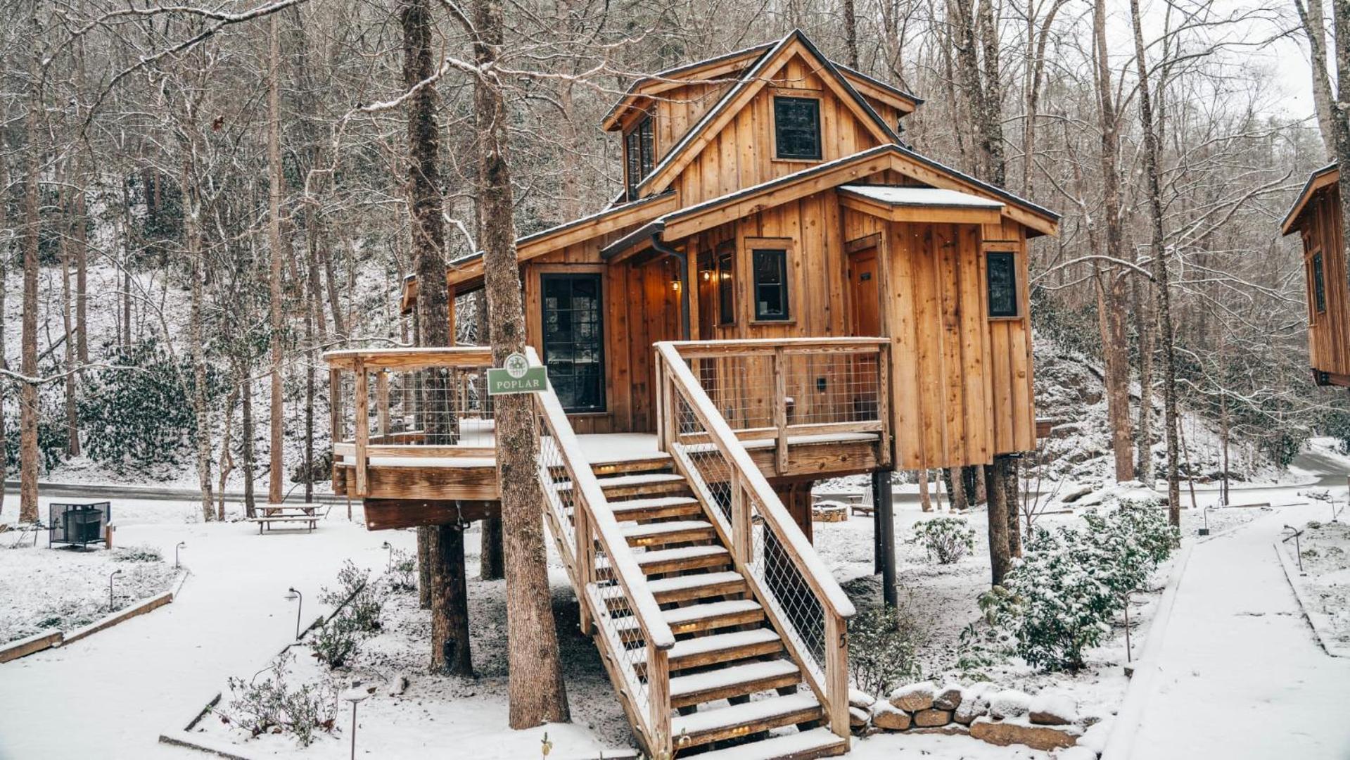 Holiday home The Poplar In Treehouse Grove At Norton Creek