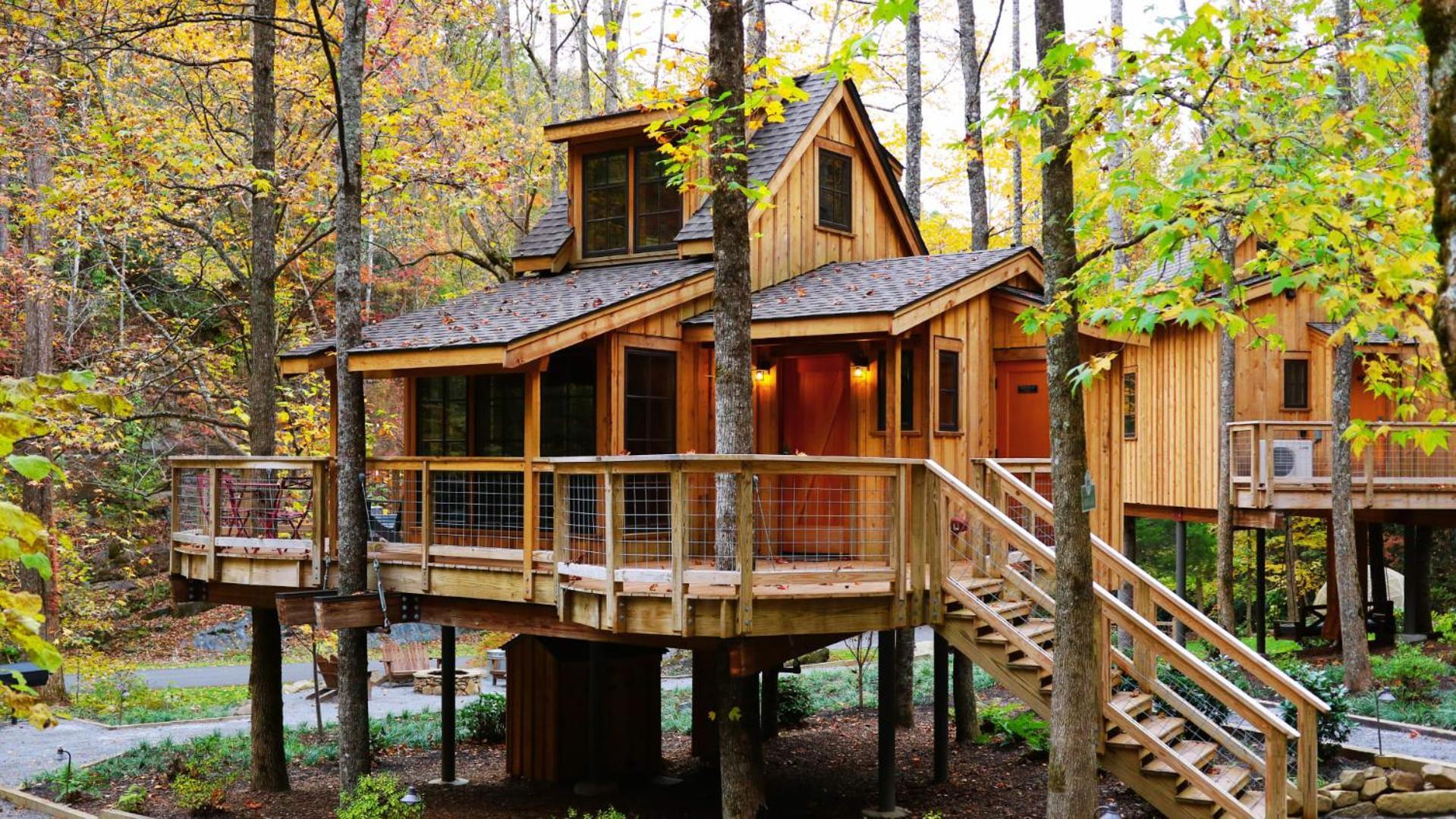 The Poplar In Treehouse Grove At Norton Creek Gatlinburg