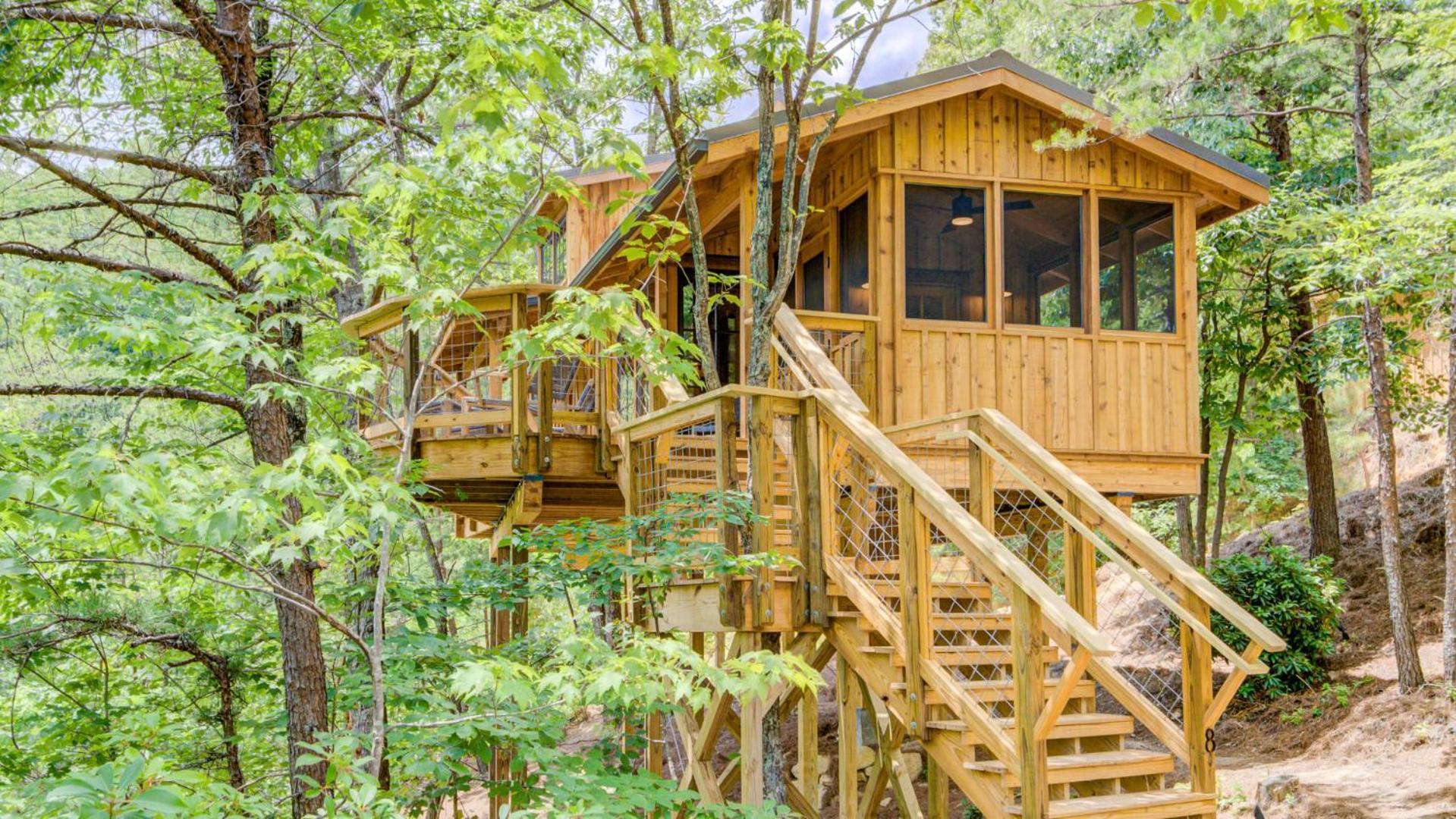 The Cottonwood In Treehouse Grove At Norton Creek