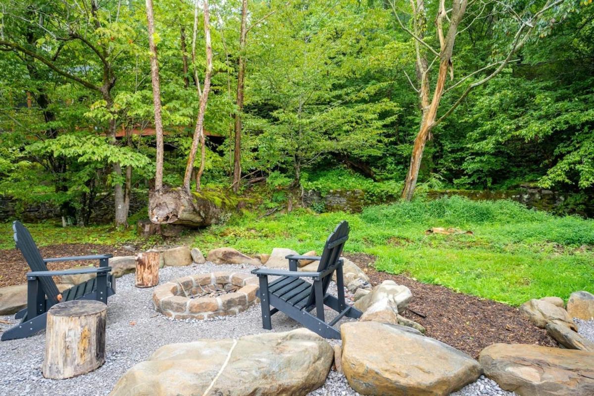 Creekside Modern Tiny - Firepit - Racoon *